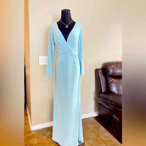 Mac Duggal powder blue dress/gown
